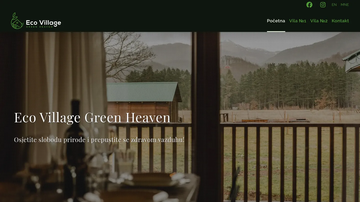 Eco Village Green Heaven — sajt