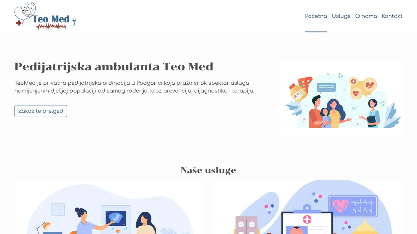 Teo Med — sajt
